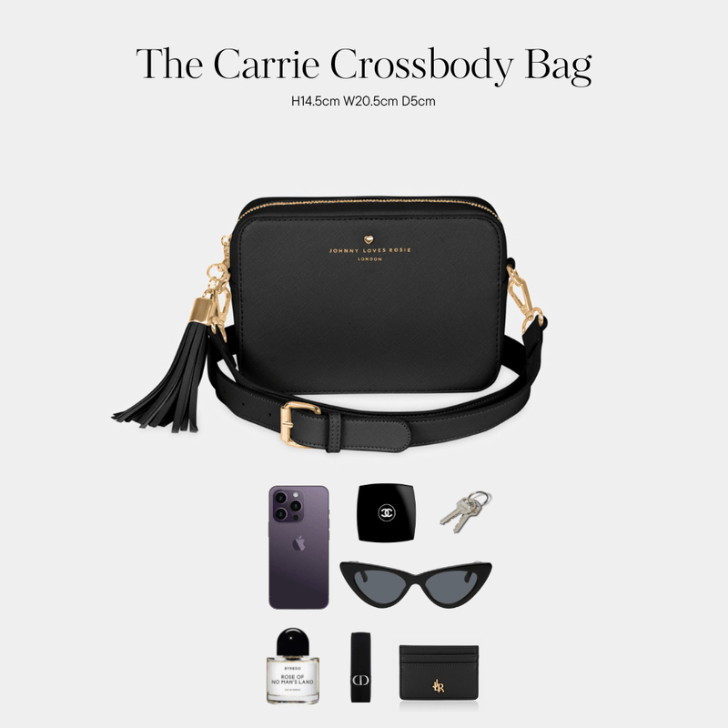 Black Carrie Crossbody Bag