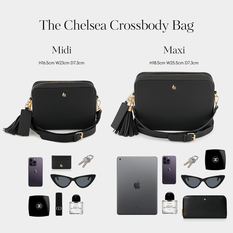 Tan Chelsea Maxi Crossbody Bag