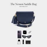 Navy Neeson Saddle Bag