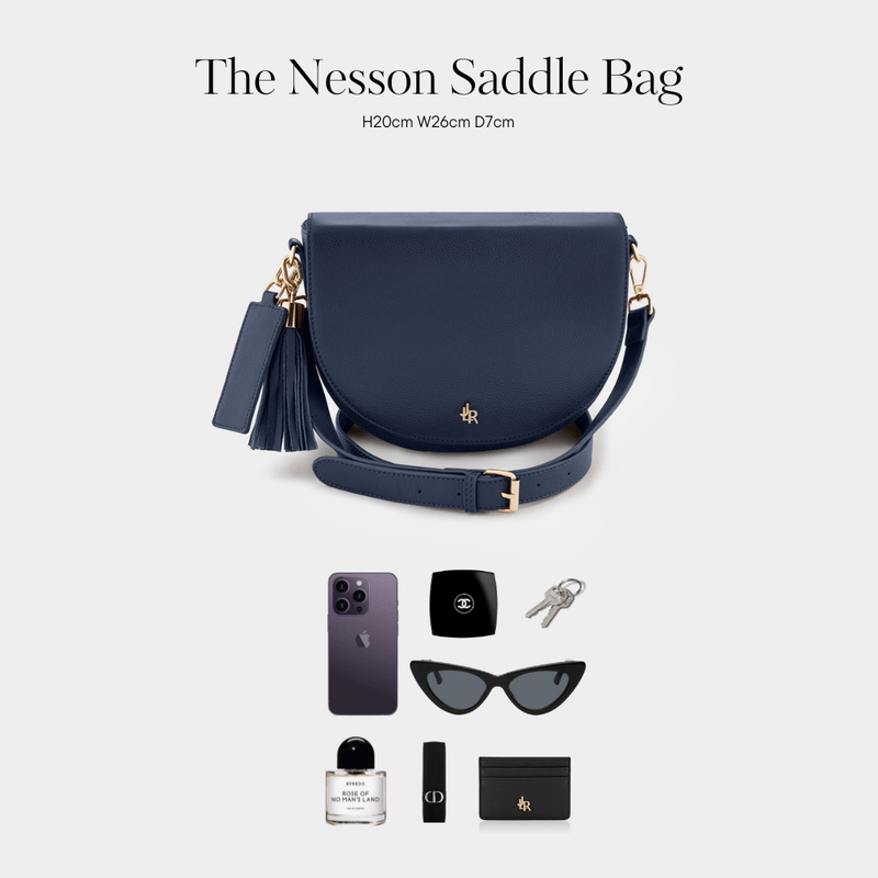 Navy Neeson Saddle Bag