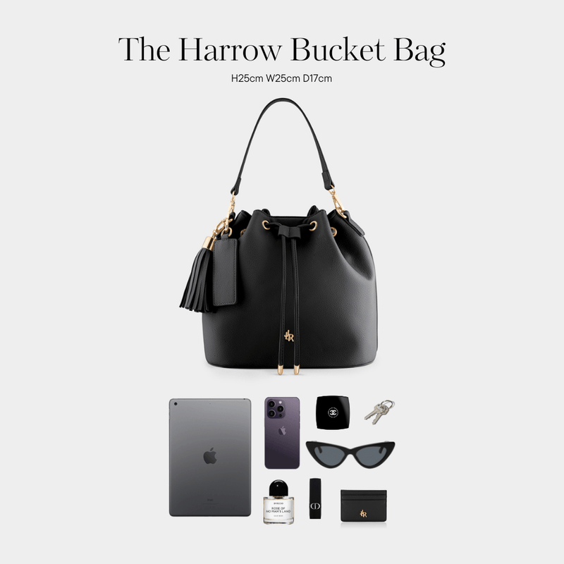 Black Harrow Bucket Bag
