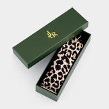 Luxe Ecru Leopard Print Bag Strap