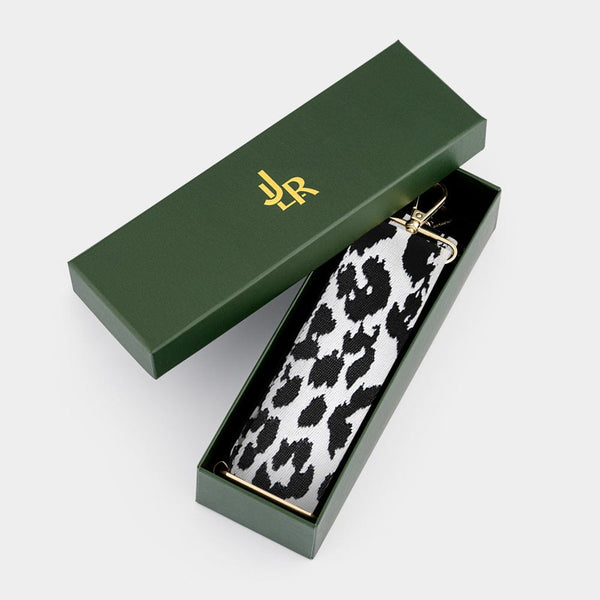 Luxe Leopard Print Bag Strap