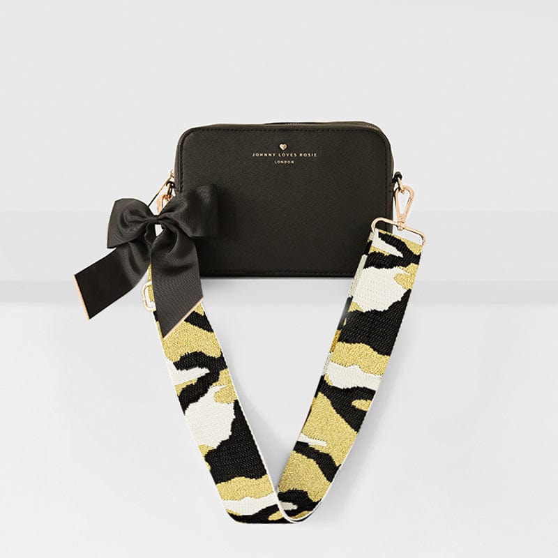 Luxe Gold Camo Bag Strap