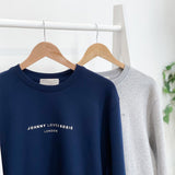  NAVY-DARK-BLUE-JOHNNY-LOVES-ROSIE-RELAXED-FIT-SWEATSHIRT-PERSONALISE-JLR-RECYCLED-COTTON