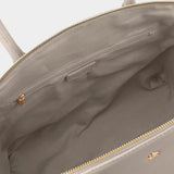 Taupe Zander Maxi Top Handle Bag